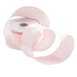 Caspari Baby Shower|Easter|Solid Light Pink Wired Ribbon - 10 Yard Spool