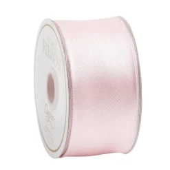 Caspari Baby Shower|Easter|Solid Light Pink Wired Ribbon - 10 Yard Spool