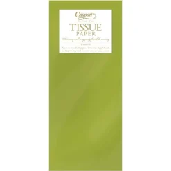 Caspari Christmas TIssue Paper|Tissue Paper|Solid Tissue Paper in Aloe - 8 Sheets Included