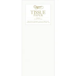 Caspari Christmas TIssue Paper|Mother'S Day|Solid Tissue Paper in Ivory - 8 Sheets Included