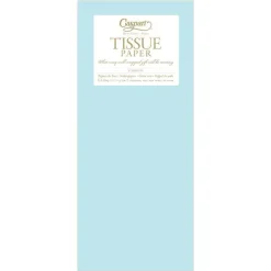 Caspari Baby Shower|Tissue Paper|Solid Tissue Paper in Light Blue - 8 Sheets Included