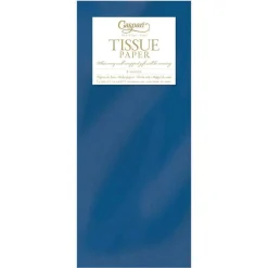 Caspari Birthday|Tissue Paper|Solid Tissue Paper in Marine Blue - 8 Sheets Included