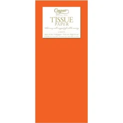 Caspari Birthday|Tissue Paper|Solid Tissue Paper in Orange - 8 Sheets Included