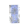 Caspari Hanukkah|Paper Guest Towels|Southern Palms Blue & White Guest Towel Napkins - 15 Per Package