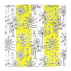 Caspari Paper Luncheon Napkins|Southern Palms Green & White Luncheon Napkins - 20 Per Package