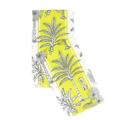 Caspari Paper Guest Towels|Southern Palms Green & White Guest Towel Napkins - 15 Per Package