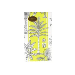 Caspari Paper Guest Towels|Southern Palms Green & White Guest Towel Napkins - 15 Per Package