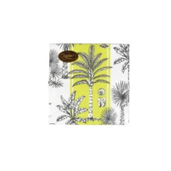 Caspari Paper Cocktail Napkins|Southern Palms Green & White Cocktail Napkins - 20 Per Package