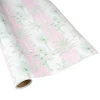 Caspari Wrapping Paper|Southern Palms in Pink & White Gift Wrap - 1 Continuous Roll of Wrapping Paper