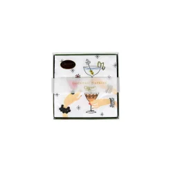 Caspari Boxed Cocktail Napkins|Speakeasy Boxed Cocktail Napkins - 40 Per Box