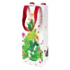 Caspari Christmas Gift & Bottle Bags|Gift & Bottle Bags|Splatter Tree Wine & Bottle Gift Bag - 1 Each