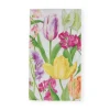 Caspari Paper Guest Towels|Spring Flower Show Guest Towel Napkins - 15 Per Package