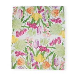 Caspari Paper Guest Towels|Spring Flower Show Guest Towel Napkins - 15 Per Package