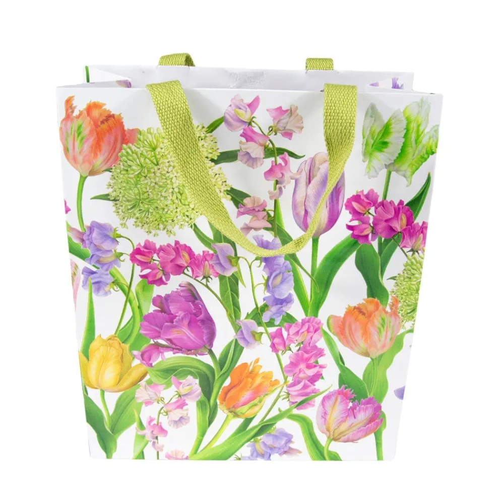 Caspari Gift & Bottle Bags|Spring Flower Show Large Gift Bags - 1 Each