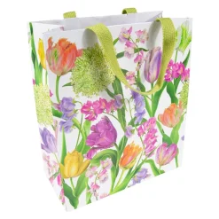 Caspari Gift & Bottle Bags|Spring Flower Show Large Gift Bags - 1 Each