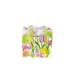 Caspari Bridal Shower|Gift & Bottle Bags|Spring Flower Show Small Square Gift Bags - 1 Each