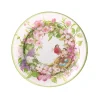Caspari Easter|Paper Salad And Dessert Plates|Spring Wreath Paper Salad & Dessert Plates - 8 Per Package