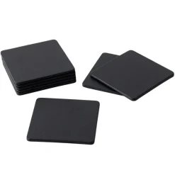 Caspari Mother'S Day|Coasters|Square Lizard Coasters in Black - 8 Per Box