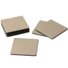 Caspari Christmas Placemats & Coasters|Mother'S Day|Square Lizard Coasters in Platinum - 8 Per Box