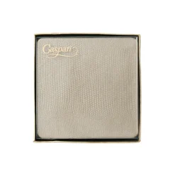 Caspari Christmas Placemats & Coasters|Mother'S Day|Square Lizard Coasters in Platinum - 8 Per Box