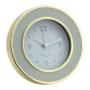 Addison Ross Pictures, Frames & Clocks|Stone Grey Enamel & Gold Alarm Clock - 1 each