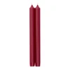 Caspari Holiday Taper Candles|Graduation Celebration|Straight Taper 10" Candles in Cranberry - 2 Candles Per Package