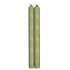 Caspari Taper Candles|Straight Taper 10" Candles in Olive - 2 Candles Per Package, 6 Packages Included