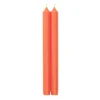 Caspari Graduation Celebration|Bridal Shower|Straight Taper 10" Candles in Orange - 2 Candles Per Package