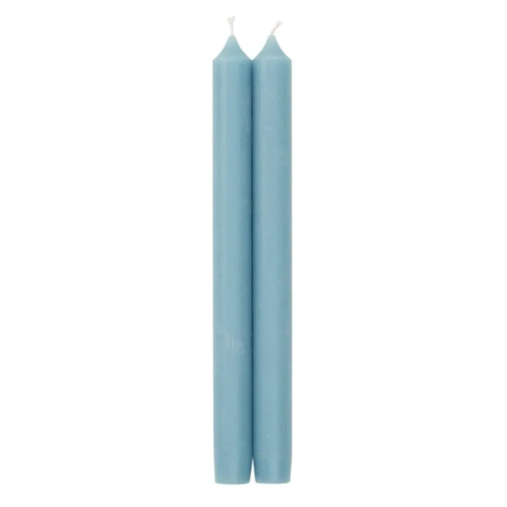 Caspari Mother'S Day|Easter|Straight Taper 10" Candles in Stone Blue - 2 Candles Per Package