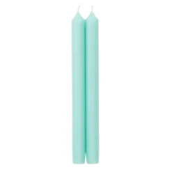 Caspari Baby Shower|Mother'S Day|Straight Taper 10" Candles in Aqua - 2 Candles Per Package, 6 Packages Included