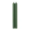 Caspari Holiday Taper Candles|Engagement Party|Straight Taper 10" Candles in Hunter Green - 2 Candles Per Package, 6 Packages Included