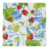 Caspari Memorial Day|Paper Luncheon Napkins|Strawberries And Cream Luncheon Napkins - 20 Per Package