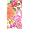 Caspari Paper Guest Towels|Summer Blooms Paper Guest Towel Napkins - 15 Per Package