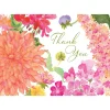 Caspari Thank You Notes|Summer Blooms Thank You Notes - 8 Note Cards And Envelopes