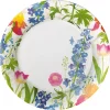 Caspari Paper Dinner Plates|Summer Garden Paper Dinner Plates in White - 8 Per Package