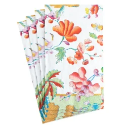Caspari Paper Guest Towels|Summer Palace Paper Guest Towel Napkins in Celadon - 15 Per Package
