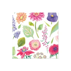 Caspari Bridal Shower|Boxed Cocktail Napkins|Summertime Boxed Cocktail Napkins - 40 Per Box