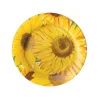 Caspari Bridal Shower|Paper Salad And Dessert Plates|Sunflowers Paper Salad & Dessert Plates - 8 Per Package