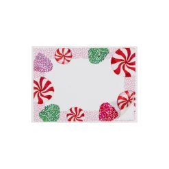 Caspari Christmas Gift Tags & Labels|Gift Tags & Enclosure Cards|Sweets Adhesive Labels - includes 12 Labels