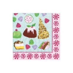 Caspari Paper Cocktail Napkins|Sweets Cocktail Napkins - includes 20 Cocktail Napkins