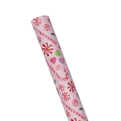 Caspari Christmas Wrapping Paper|Sweets Roll Wrap - includes 1 Roll