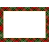 Caspari Place Cards|Tartan Red Foil Place Cards - includes 8 Cards