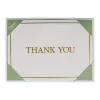 Caspari Thank You Notes|Thank You Gold Embossed Thank You Notes - 8 Note Cards And Envelopes