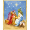 Caspari Christmas And Holiday Cards|Boxed Holiday Cards|The Holy Family And Three Kings Large Boxed Christmas Cards - includes 15 Boxed Christmas Cards