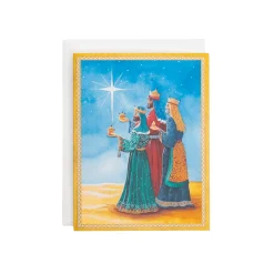 Caspari Christmas And Holiday Cards|Boxed Holiday Cards|The Three Magi Classic Boxed Christmas Cards - includes 15 cards & envelopes