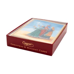 Caspari Christmas And Holiday Cards|Boxed Holiday Cards|The Three Magi Classic Boxed Christmas Cards - includes 15 cards & envelopes