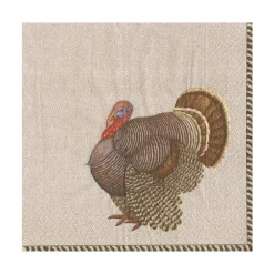 Caspari Thanksgiving|Paper Luncheon Napkins|Thomas T. Byrd Paper Luncheon Napkins - 20 Per Package