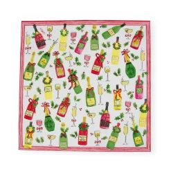 Caspari Christmas Napkins|Paper Cocktail Napkins|Tipsy And Toasty Cocktail Napkins - 20 Per Package