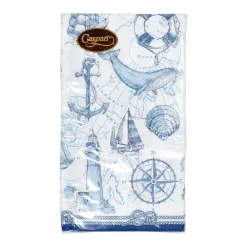 Caspari Paper Guest Towels|To The Lighthouse Guest Towel Napkins - 15 Per Package