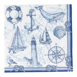 Caspari Paper Luncheon Napkins|To The Lighthouse Luncheon Napkins - 20 Per Package
